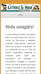 Mobile Screenshot of letrasalmar.net